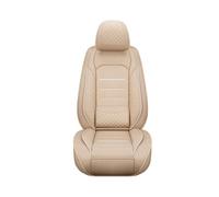 Qsnfda Seat Covers For A3 8p Q5 A6 C6 A4 A5 For Sportback B7 For Avant 8v C7 A1 B9 Q3 PU Leather Car Seat Covers Accessories(1 piece-Beige)