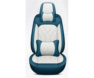 Qsnfda Seat Covers For A3 8PA 8VS 8VA 8V7 8VE A4 B6 B7 B8 B9 B6L BE2 Seat Covers Accessories Interior Details(B bule white 5 seats)