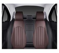 Qsnfda Seat Covers For A3 For Sportback A1 A4 A5 A6 A6L A7 A8 A8L Full Coverage Pu Leather Seat Cover Cushion(2*Coffee)