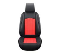 Qsnfda Seat Covers For A3 For Sportback A1 A4 A5 A6 A6L A7 A8 A8L Full Coverage Pu Leather Seat Cover Cushion(Black Red 1 Seat)