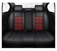 Qsnfda Seat Covers For Master 3 For Megane For Talisman For Duster For Kadjar For Captur For Zoe Car Seat Cover Waterproof Leather Auto Accessories(Rear Seats-Wine Red)