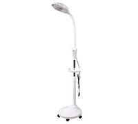 QSNYJPL Floor-Stand Mobile LED Medical Exam Lamp, LED Shadowless Mobile Lamp with Storage Box, Magnifier Lamp for Skincare Beauty Manicure Tattoo Spa