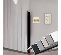 QSPNVFB Aluminum Double Side Corner Guard For Walls Tiles, Self Adhesive Wall Edging Trim Strip, L Molding Wall Corner Protector For Window Door(Cream,L100 CM x W 2CM)