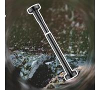 QSPNVFB Telescopic Sink Support Pole Drill Free, Undermount Basin Brackets Legs, Adjustable Kitchen Sink Repair Support Pole, Cabinet Jack Stainless Steel(Black,2*Height 50-80cm)