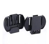 QSPORTPEAK Motorcycle Accessories for V6/V4 Intercom,Microphone Headphone Clip for Motorcycle BT Bluetooth Intercom,Bracket Clip Mount for Helmet Bluetooth Interphone Headset (2 PACK)