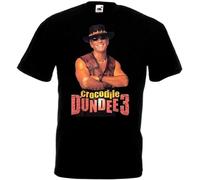 QSQLZ Crocodile Dundee Part 3 v3 T-Shirt Black Poster