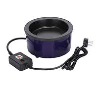 QSQWL Electric Hot Glue Skillet Adjustable Temperature 140-220 Degrees 0.6In Depth Dip Crafts Directly into Pot of Hot Glue UK/EU/US/JP Plug,Blue