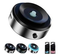 Qsrsjcq Double-Sided Phone Holder: Innovative Dual Suction Cup and Magnetic Design, Magnetic Suction Car Phone Holder, Anti-Shake Adjustable Cell Phone Mount (Silver)