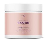 QSTA 4100MG D-Chiro & Myo Inositol Powder - Metabolic Function, Hormonal Balance and Mental Wellbeing - 9-in-1 with Folate 5-MTHF, Chrome, Zinc, Vitamin B6, B12 & D3. PCOS Supplement