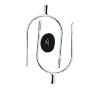 QSTDGVPW 1 Pair of Horse with Zinc Alloy Straps And Heavy Duty Tape Riding Accessory Suitable Equestrian Training Tool, Silver