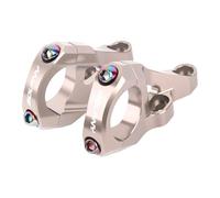 QSTDGVPW 2 Pieces Bike Stem Mountain Bike 31.8mm Aluminum Versatile Accessory Easy to Install Suitable for Men And Women, Rose Gold