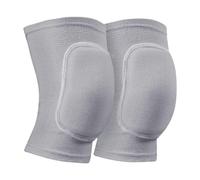 QSTDGVPW 2 Pieces Knee Pads Knee Supports Protectors Knee Pads Joint Supports with Exceptional Shock Absorption Through Cushioning Structure for Trail Running, Gray