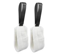 QSTDGVPW 2x Pilates Straps for Equipment Accessories Soft Support Foot And Hand