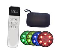 QSTDGVPW 4Pcs Reaction Training Lamps with Remote Control Physical 6 Modes Improves