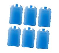 QSTDGVPW 6 Pack Ice Crystal Containers for Breast Milk Storage And Travel, Small Flat Bottle