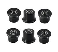 QSTDGVPW 6x Rolling Seat Trolley Wheels Fitness Machine Parts Replace