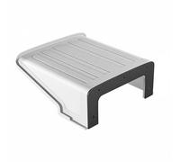 QSTDGVPW Camera Rain Cover for Wall-Mounted Equipment Hood Outdoor Sun Weather Cover in Suitable for Home Yard, White, Monitor Hood