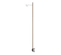 QSTDGVPW Camping Lantern Holder Made of Aluminum Alloy, Removable Spare Hook, Ideal for Hiking, Gardening And Fishing, Coffee