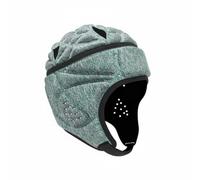 QSTDGVPW Children Headgear Impact Protection Helmet Padded Guard Adjustable Strap Ventilated Build Lightweight Fit Suitable for Rugby Football Soccer Physical Education, Heather Cyan