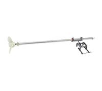 QSTDGVPW Drill Powered Handheld Propeller Fishing Handheld Drill Propeller Outboard Motor Bracket for Canoe Boating Outdoor, 1.25m with Clip