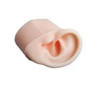 QSTDGVPW Ear Model Flexible Silicone Fake Ear Prop Simulated Real Ear Instructional Display Tool Delicate Texture Suitable for Classroom Training Teaching, Left