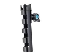 QSTDGVPW Fishing Rod Holder Motorcycle Quick Detach Pole Rack Adjustable Clamp Secure Attach Portable Mount Universal Fit Scratch Protection Silicone Lined, Style C