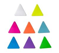 QSTDGVPW Fluorescent Stickers Reflective Triangle Decal Label Sign PET Material for Night Visibility On Kayaks Paddle Boards Suitable for Boating Coastal Trips, Fluorescent Triangle