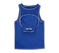 QSTDGVPW Golf Swing Training Vest for consistency building features posture alignment instruction aims swing correcting results provides lightweight polyester, Blue, S