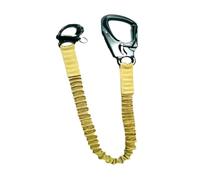 QSTDGVPW Helo Lanyard for Climbing And Construction, 25.6 Inch Retractable Fall Protection, Khaki