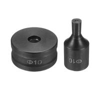 QSTDGVPW Hole Punch Die Set Knockout Punch Tool Round Die Replacement 40Cr Steel Core Smooth Punching Easy Install Fits Standard Hydraulic Units Suitable for P, 1cm