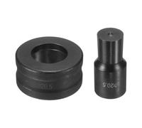QSTDGVPW Hole Punch Die Set Knockout Punch Tool Round Die Replacement 40Cr Steel Core Smooth Punching Easy Install Fits Standard Hydraulic Units Suitable for P, 2.05cm