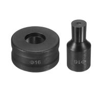 QSTDGVPW Hole Punch Die Set Knockout Punch Tool Round Die Replacement 40Cr Steel Core Smooth Punching Easy Install Fits Standard Hydraulic Units Suitable for P, 1.6cm