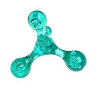 QSTDGVPW Massage Roller Handheld Manual Roller Ergonomic Palm Massager Rotating Steel Ball Portable Body Relief Suitable for Personal, Green