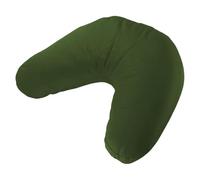 QSTDGVPW Meditation Cushion Cotton V Shape Support Adjustable Zippered Floor Pad Portable Handle Comfortable Sitting Suitable for Women Meditation Retreat, Green