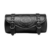QSTDGVPW Motorcycle Front Storage Pouch with Waterproof PU Material and Front Flap Secured by Adjustable Buckle Straps for Lightweight Reliable Storage Suitable for Electric, Style B