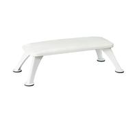 QSTDGVPW Nail Arm Rest Manicure Table Hand Pillow Support Table Mat Cushion Stand Manicure Hand Rest PU Leather Elegant Design Comfortable Support Suitable for, white with white leg