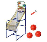 QSTDGVPW Portable Children's Basketball Arcade Set with Air Pump, Machine and 3 Balls