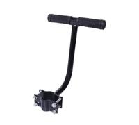 QSTDGVPW Rear Handlebar, Rear Seat, Armrest, Portable Armrest, Black Accessories, Mountain Bike Handlebar, Bend Shape