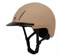 QSTDGVPW Riding Hat Equestrian Helmet Horseback Sports Headgear with Breathable Vents Adjustable Buckle Washable Liner Suitable for Outdoor Practice Training, Matte Khaki, S50-53cm