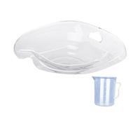 QSTDGVPW Sitz Bath for The Toilet, Hip Bath for Use Over The Toilet, Wall-Mounted, Prevents Squatting, Hip Pelvis, Sitz Bath Set