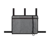 QSTDGVPW Storage Pouch Organizer Bag Multi Pocket Side Pouch Accessory Mobility Aid Hanging Straps 600D Oxford Cloth Lightweight Suitable for Rehabilitation Hospital Stays Home Errands Travel, Gray