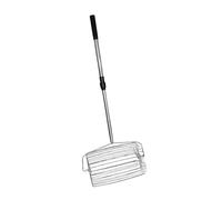 QSTDGVPW Tennis Ball Collection Tool Adjustable Length Rolling Basket Practical Accessory for Court Exercises, Large