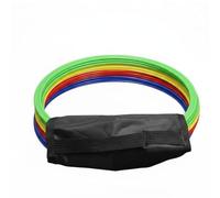 QSTDGVPW Training Agility Exercise Hoop Quickness Footwork Equipment Bright Color PP Suitable for Team Building, 30CM