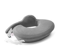 QSTEHEML Nursing Pillow for Breastfeeding - Adjustable Breastfeeding Pillows for Women with More Support & Removable Cover, Baby Feeding Pillow for Newborn Moms and Baby Essentials,Grey