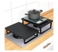 QSTGX Gas Stove Top Cover Board Tray For Kitchen Counter Space Induction Cooktop Stand Tool-Free Installation Multi-Functional Shelving Unit(A,30x40x14 cm)