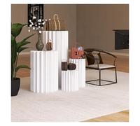 QSTGX Paper Room Divider Small Folding Paper Room Divider Cylindrical Display Stand Decorative Props for Commercial Space, Retail Store, Office, Exhibition, Decoration(50x40 cm)