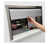 QSTGX Tambour Sliding Cabinet Door Small Roll Up Cabinet Folding Doors Roll-up Storage for Kitchen Garage Office Workshop(40x70 cm/15.75x27.56 in)