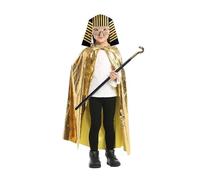 Qsvbeeqj 1/2Pcs Egyptian Pharaohs Costume Pharaohs Outfit Halloween Cosplay Costume Accessory Ancient Egyptian Dress Up Pharaoh