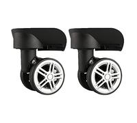 Qsvbeeqj 1 Pair Replacement Luggage Mute Wheel for Travel Suitcase Suitcase Attachment