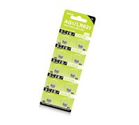 Qsvbeeqj 10Pcs SR621SW Watch Batteries AG1 Button Cell Battery 1.55V LR621 LR60 SR60 Alkaline Coin Battery Replacement For Clock